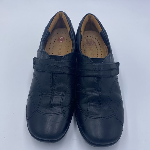 Clarks 8.5 m woman’s leather shoes walking comfort - Picture 4 of 12